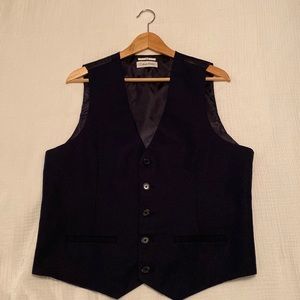 LIKE NEW Calvin Klein dark Blue slim Fit Adjustable Vest SIZE 39R